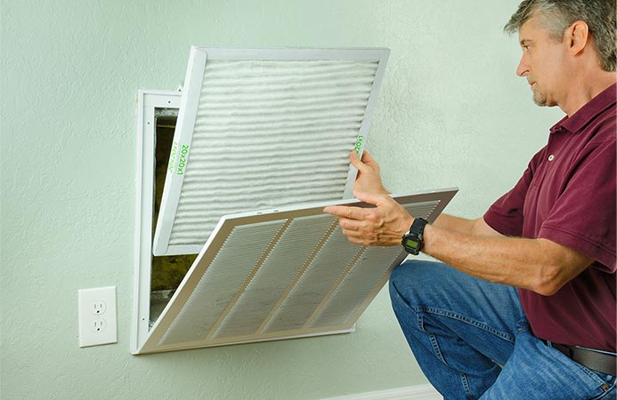 changing the air filter